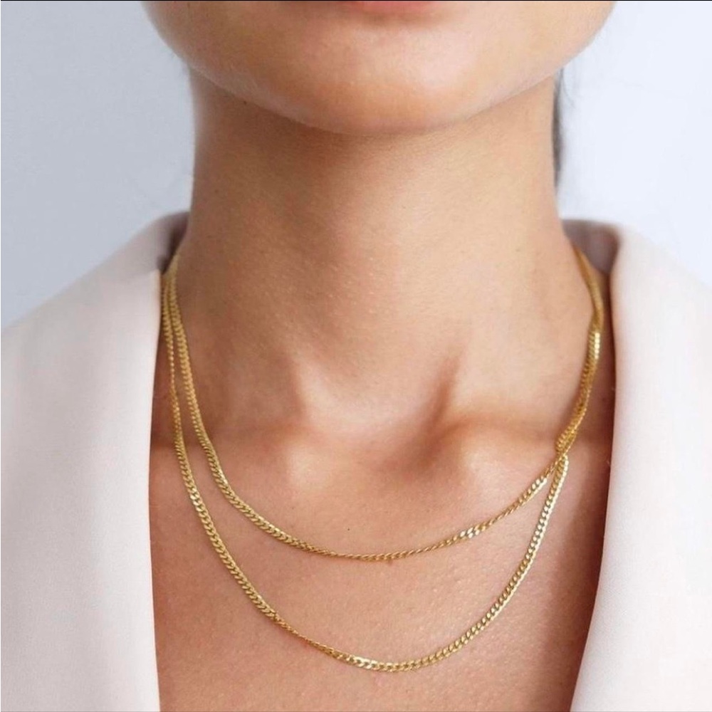 18k Gold Plated Miami Necklacy/Cadena Cubana